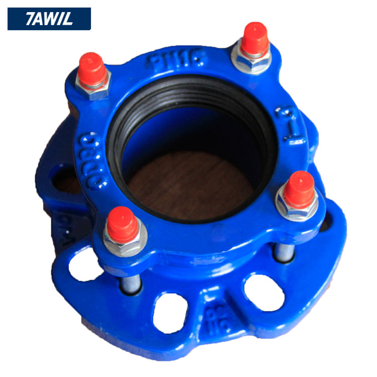 UNIVERSAL WIDE RANGE DUCTILE IRON FLANGE ADAPTER FOR AC PVC STEEL DI PIPES